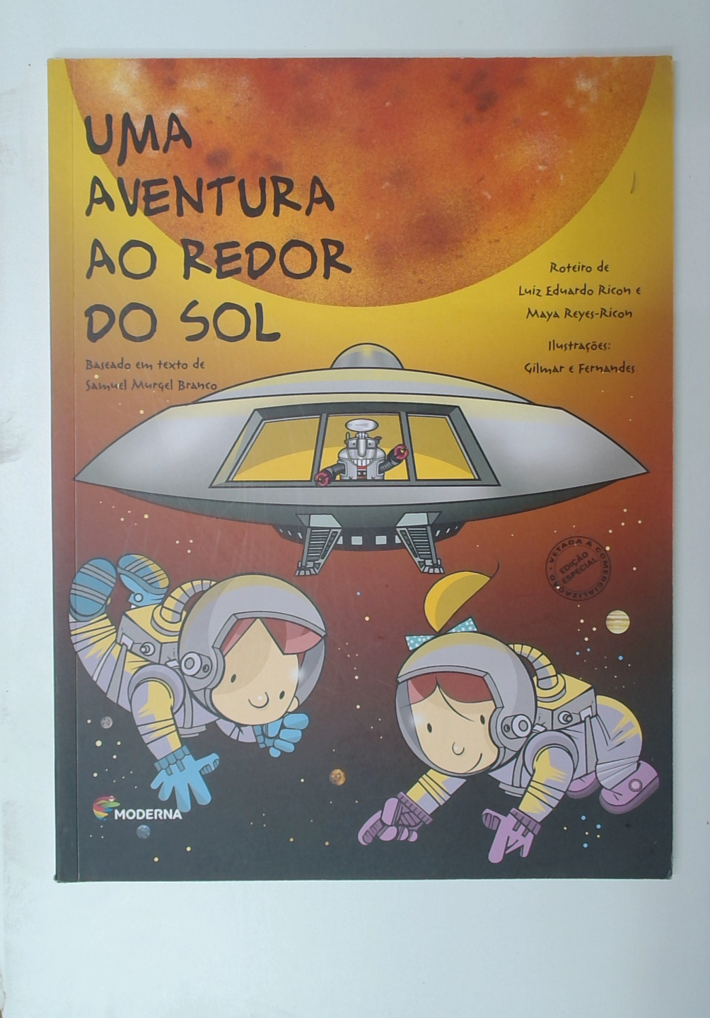 Capa do livro Uma Aventura ao Redor do Sol