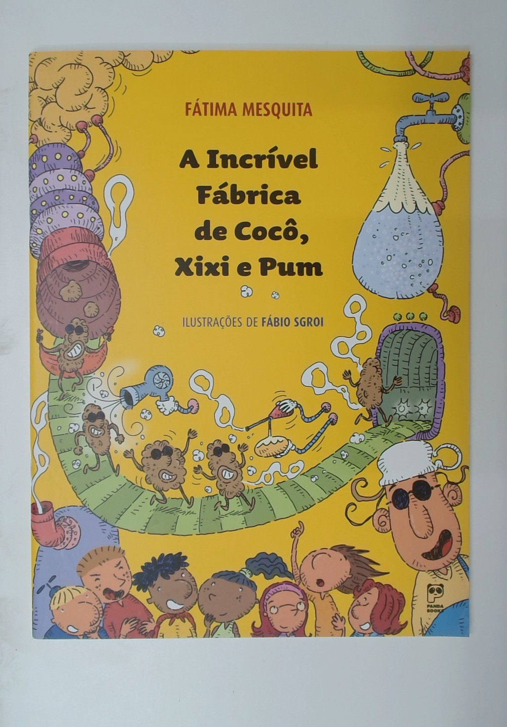 Capa do livro A Incrível Fábrica de Cocô, Xixi e Pum
