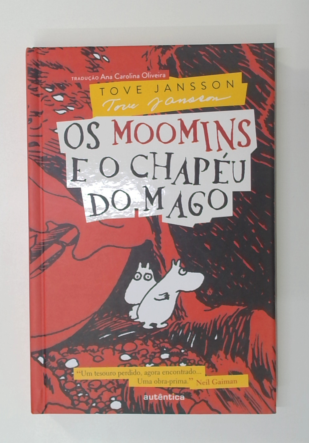 Capa do livro Os Moomins e o Chapéu do Mago