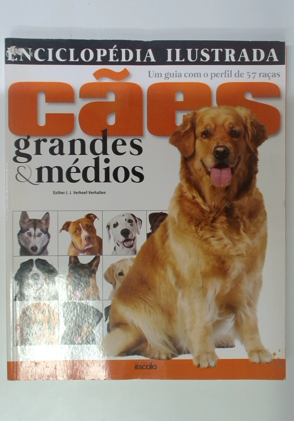 Capa do livro Enciclopédia Ilustrada Cães Grandes & Médios