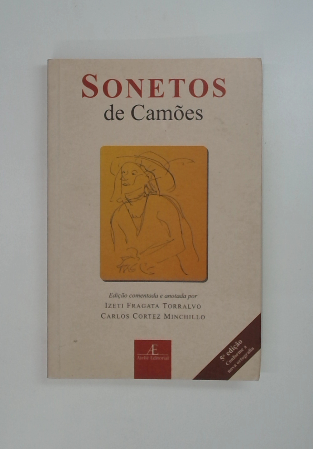 Capa do livro Sonetos de Camões