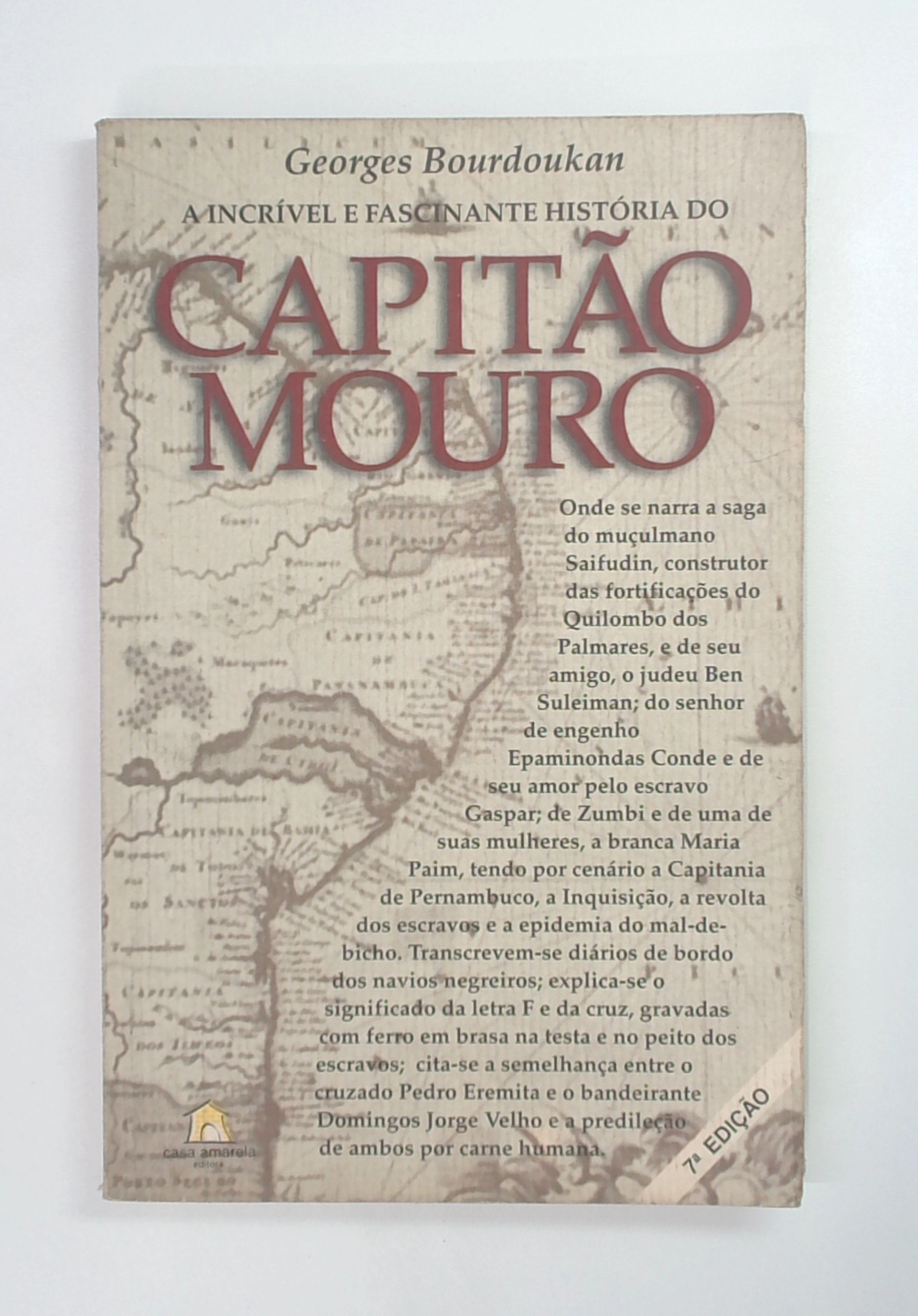Capa do livro A Incrível e Fascinante História do Capitão Mouro