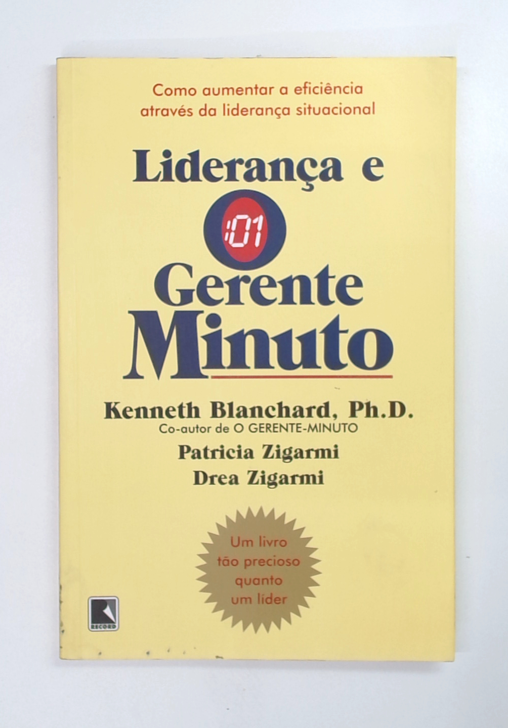 Capa do livro Liderança e o Gerente-minuto