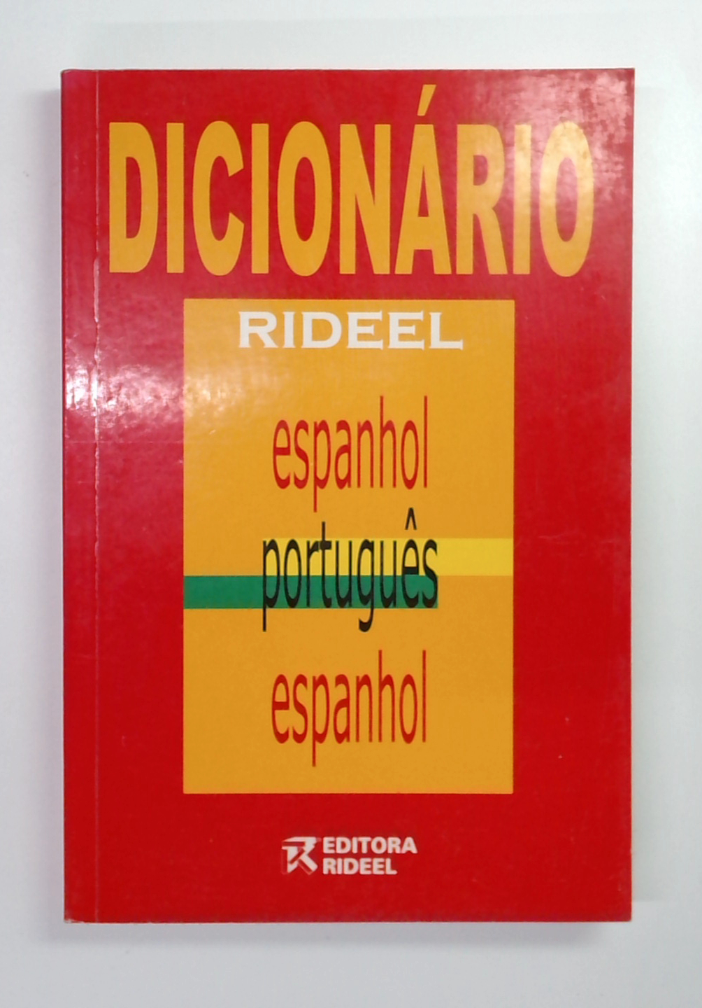 Capa do livro Dicionario Rideel Espanhol-português