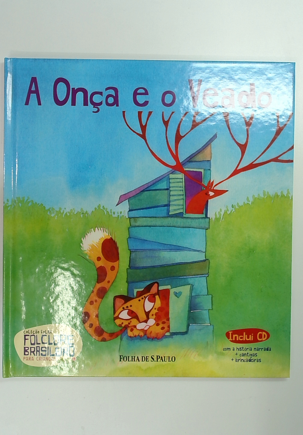Capa do livro A Onça e o Veado