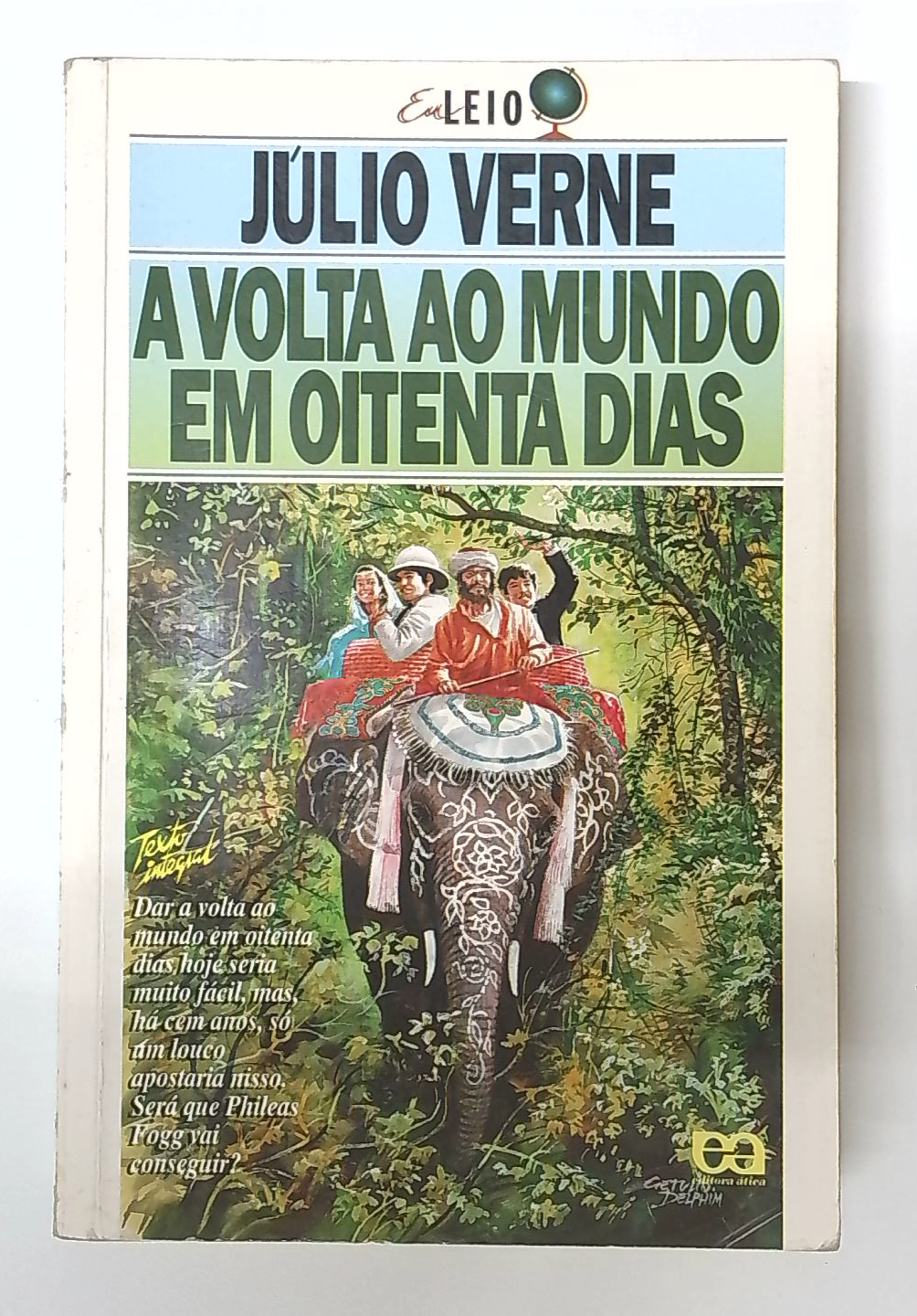 Capa do livro A Volta ao Mundo em Oitenta Dias