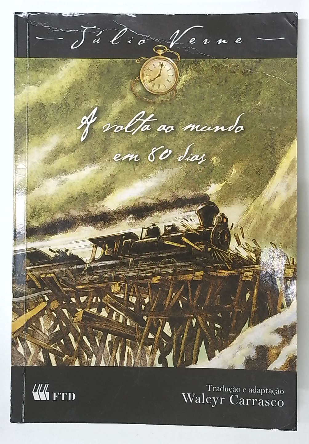 Capa do livro A Volta ao Mundo em 80 Dias