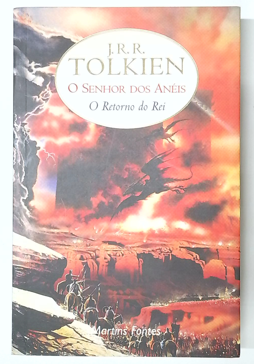 Capa do livro O Senhor dos Anéis: o Retorno do Rei