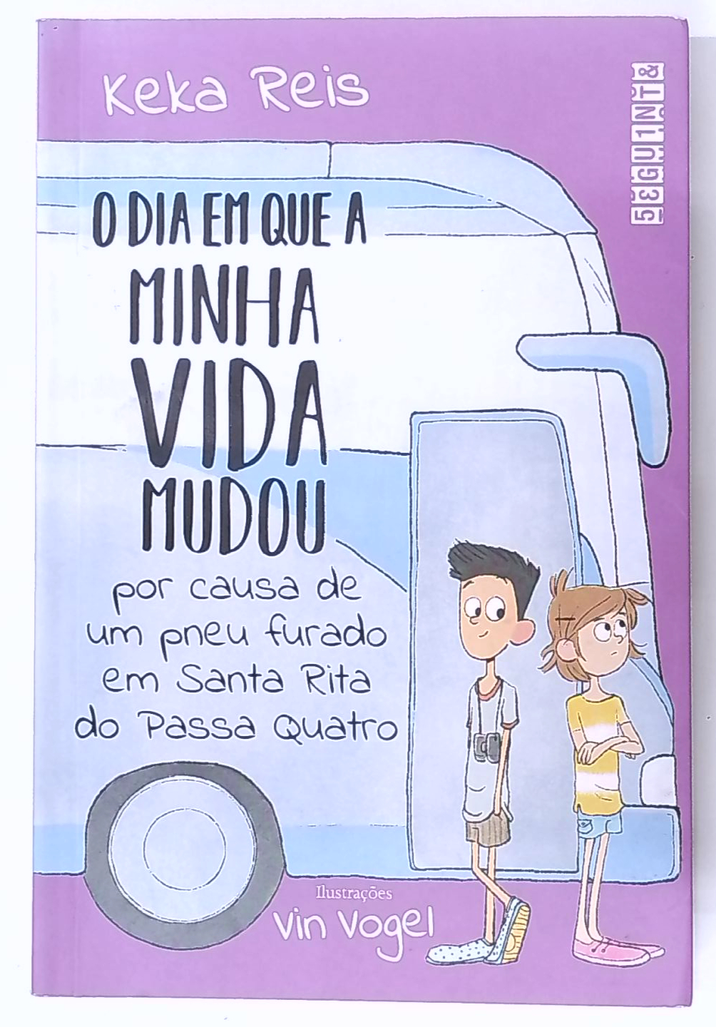 Capa do livro O Dia em que a Minha Vida Mudou por Causa de um Pneu Furado em Santa Rita do Passa Quatro