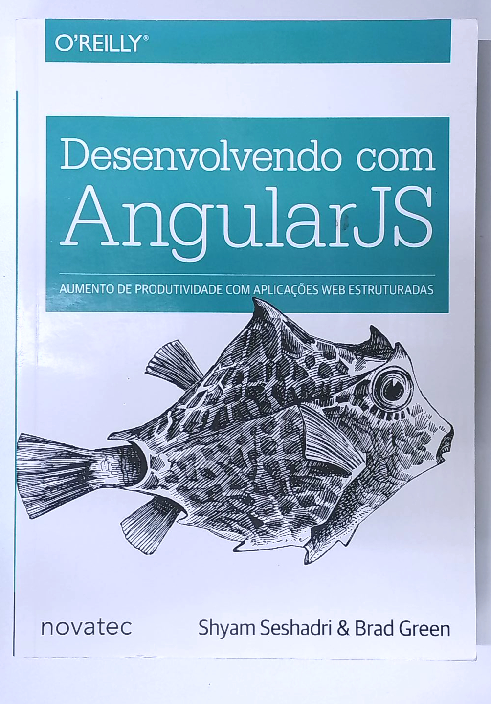 Capa do livro Desenvolvendo com Angularjs
