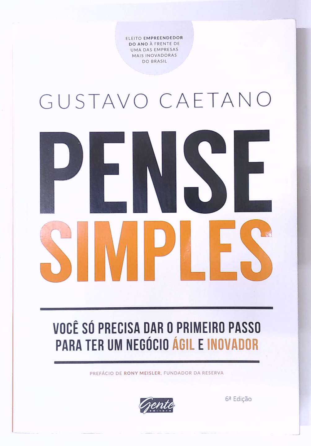 Capa do livro Pense Simples