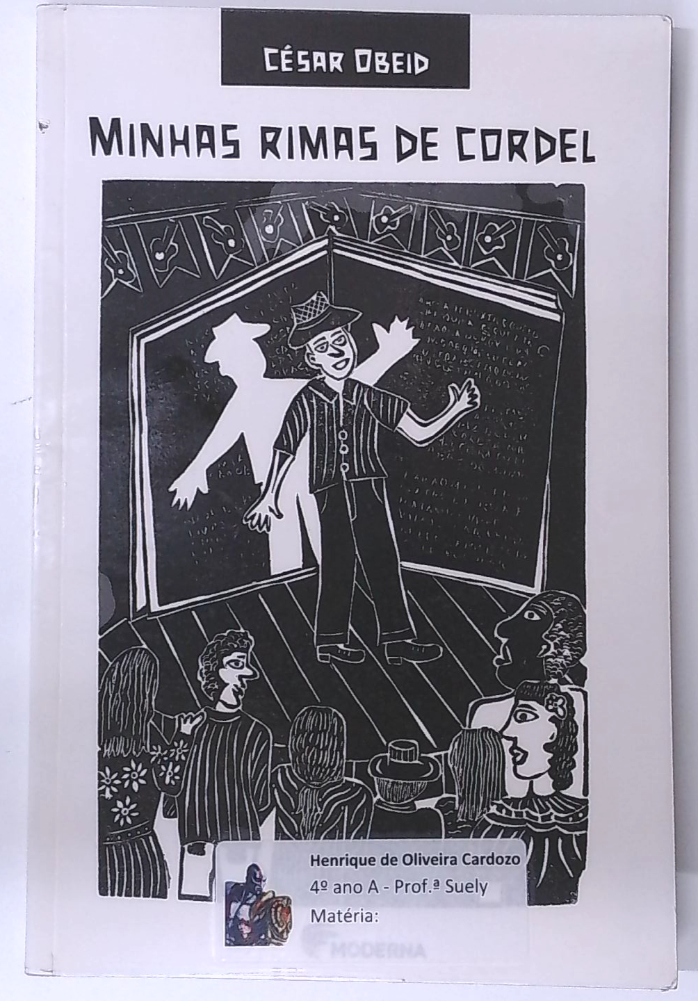 Capa do livro Minhas Rimas de Cordel