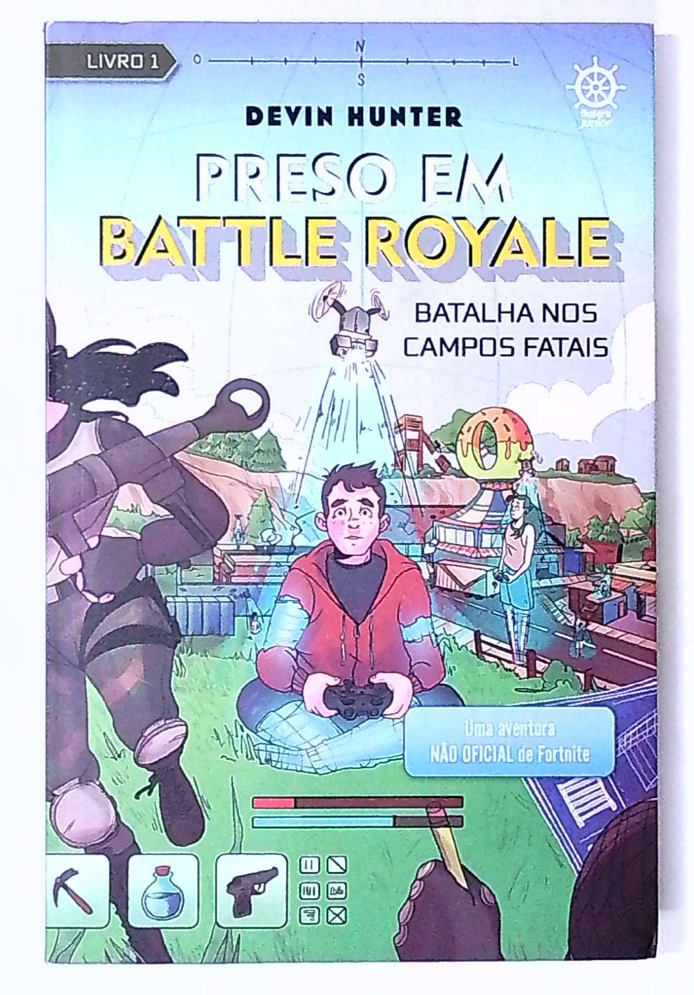 Capa do livro Preso em Battle Royale - Batalha nos Campos Fatais