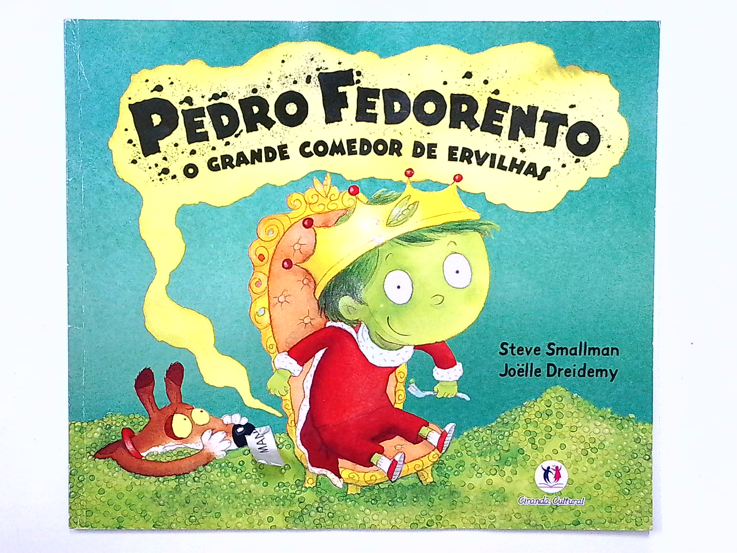 Capa do livro Pedro Fedorento: o Grande Comedor de Ervilhas