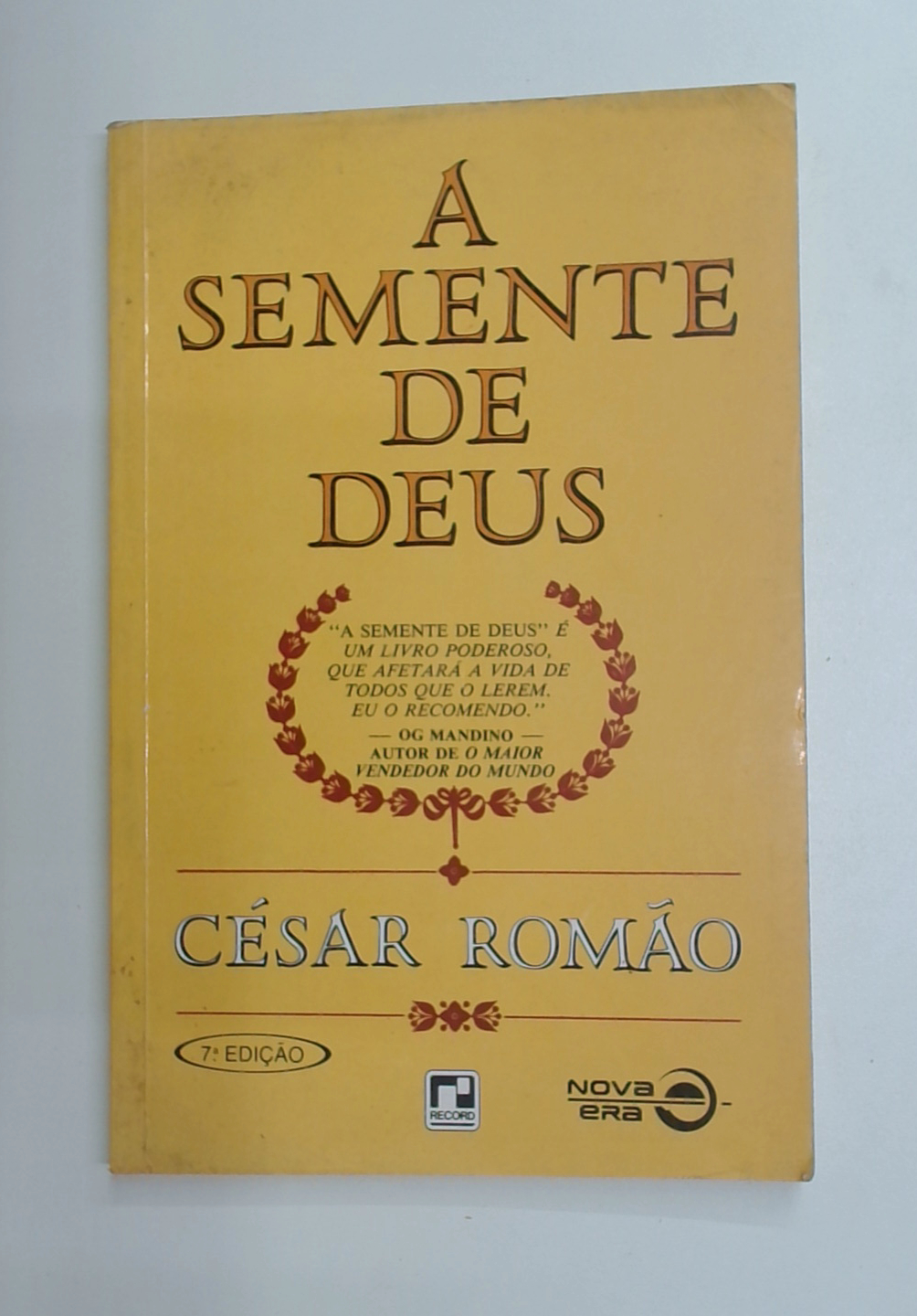 Capa do livro A Semente de Deus