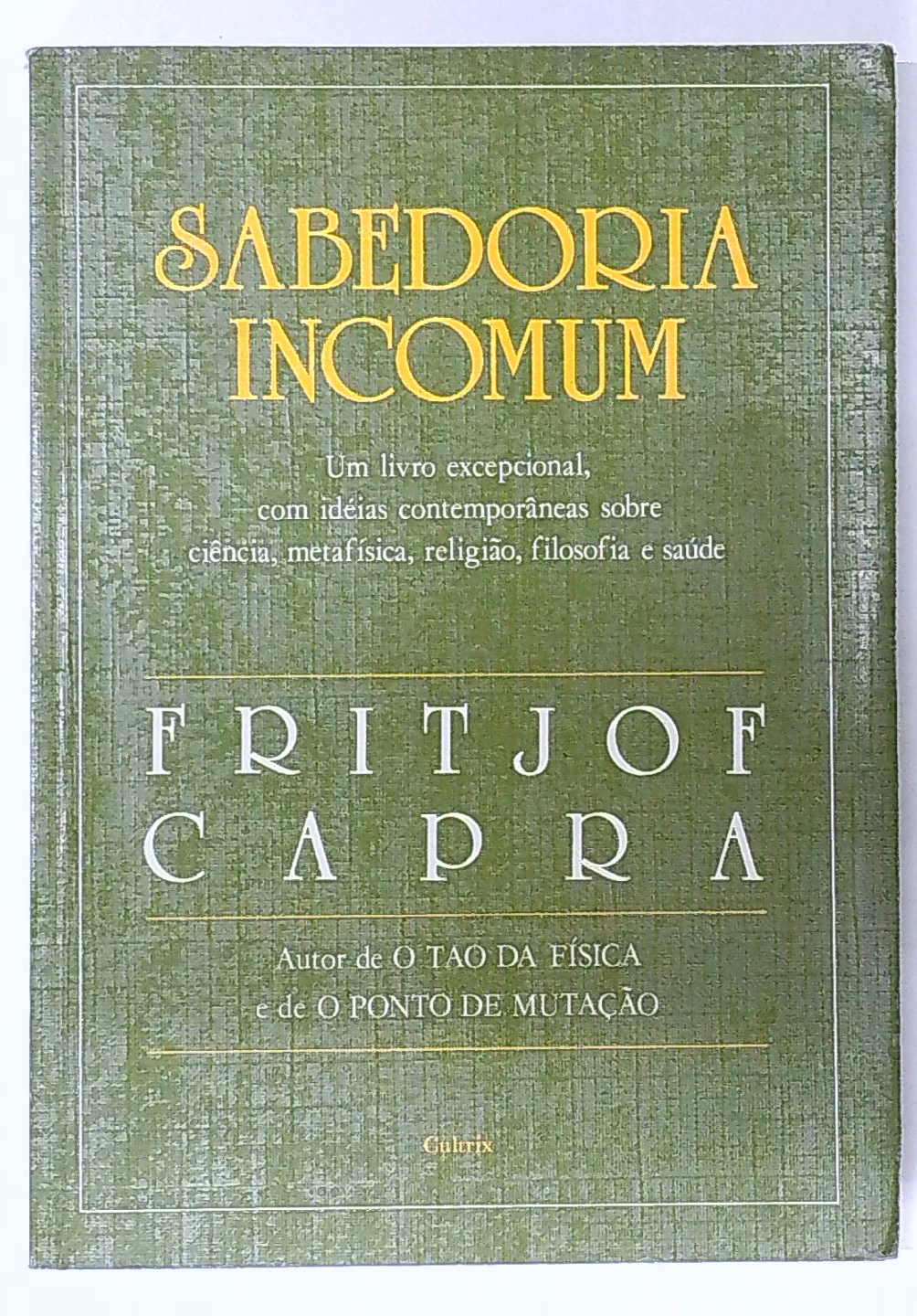 Capa do livro Sabedoria Incomum