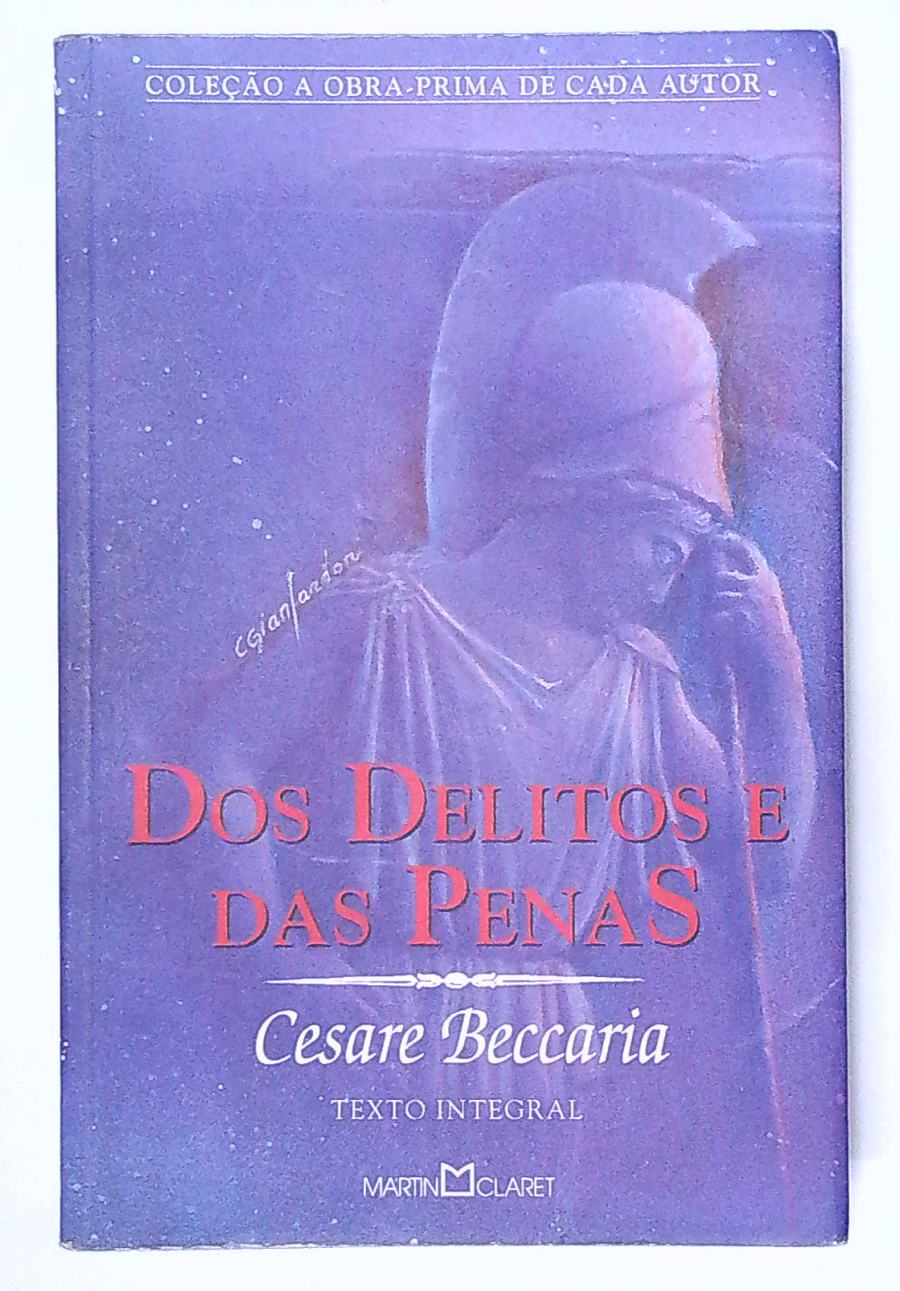 Capa do livro Dos Delitos e das Penas