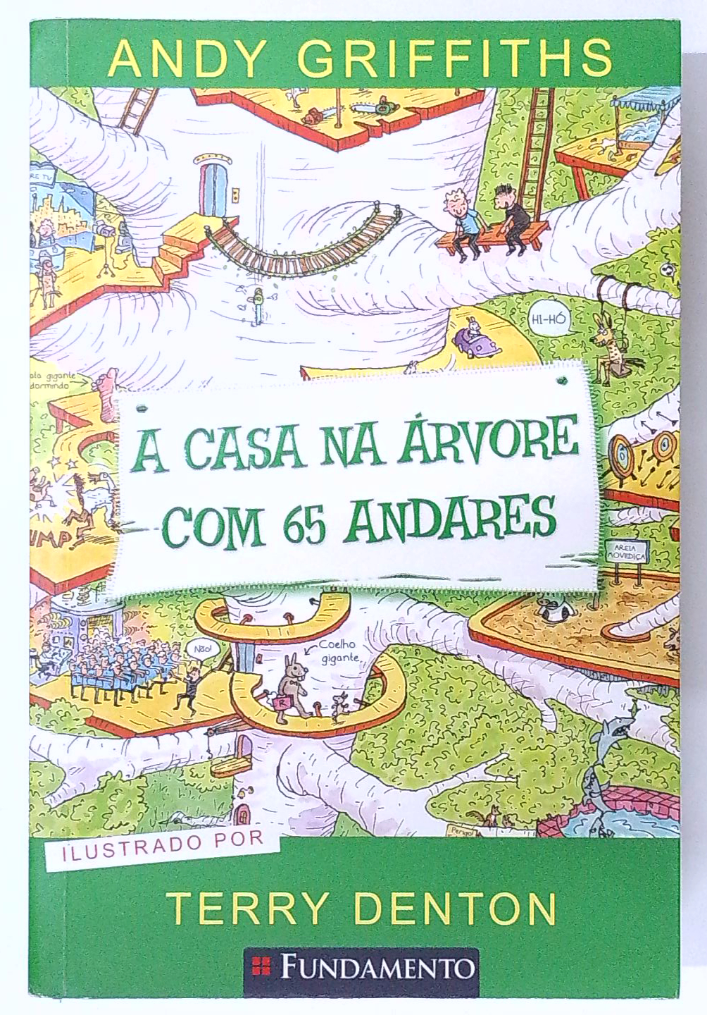 Capa do livro A Casa na Árvore com 65 Andares