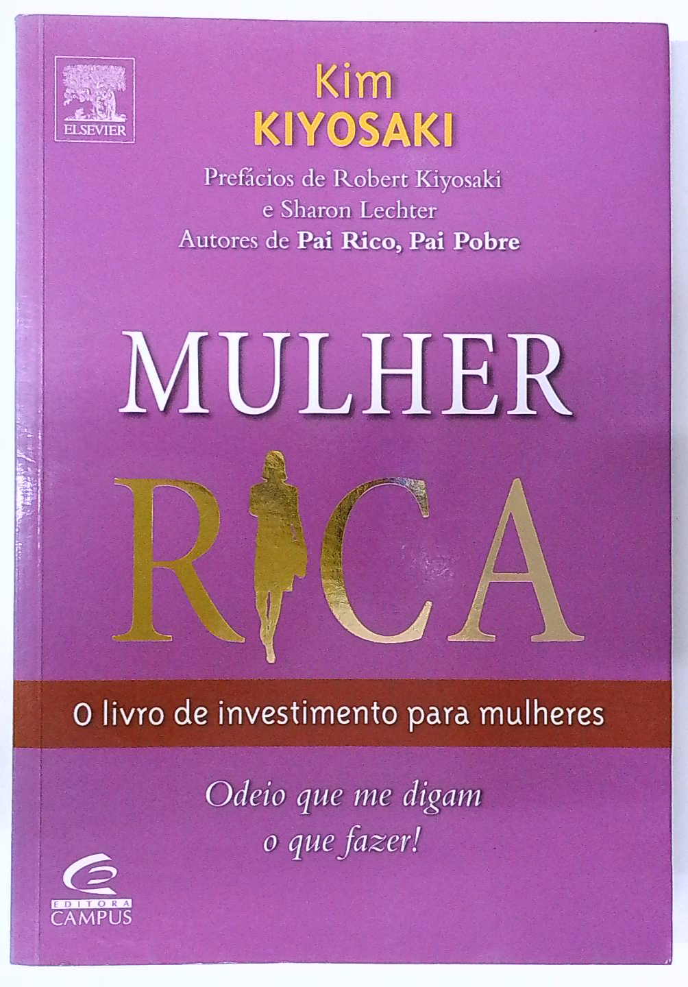 Capa do livro Mulher Rica: o Livro de Investimento para Mulheres