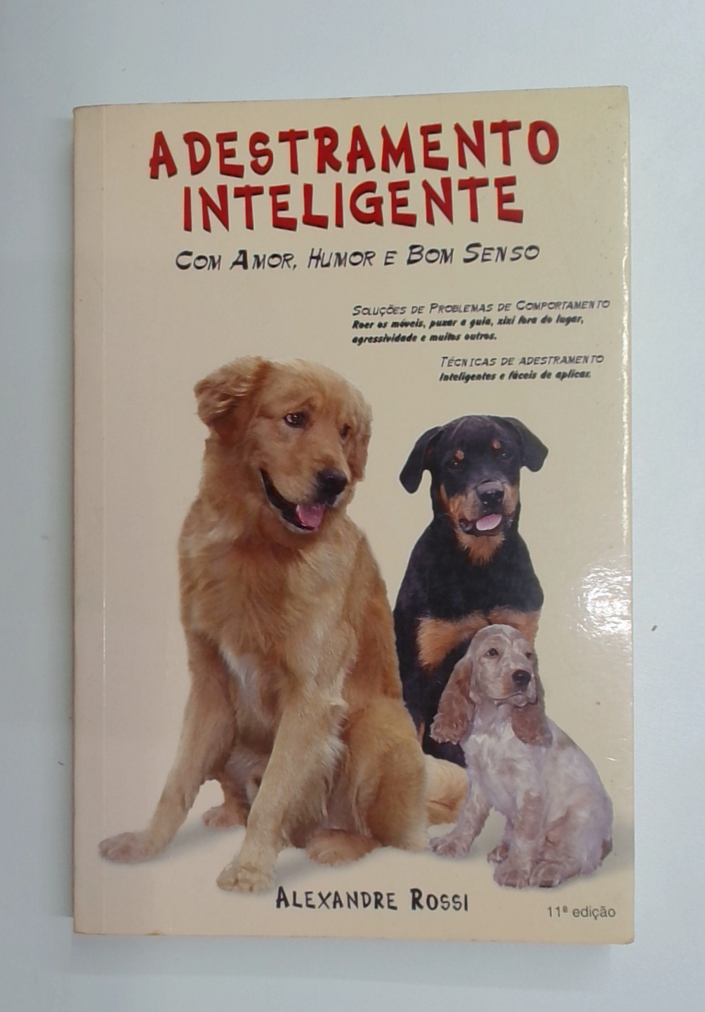 Capa do livro Adestramento Inteligente - com Amor, Humor e Bom Senso