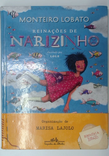 Capa do livro Reinações de Narizinho