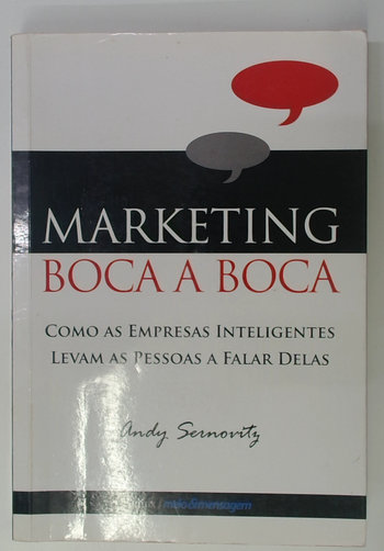 Capa do livro Marketing Boca a Boca