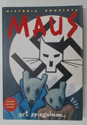 Capa do livro Maus: a História de um Sobrevivente