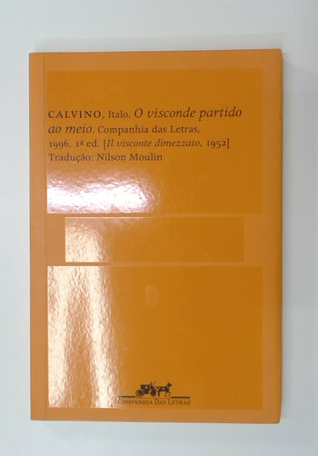 Capa do livro O Visconde Partido ao Meio