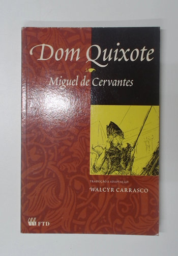 Capa do livro Dom Quixote
