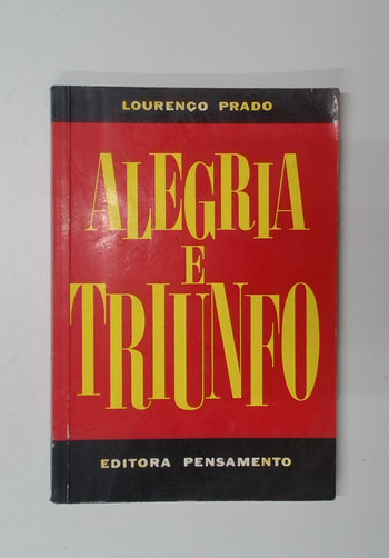 Capa do livro Alegria e Triunfo