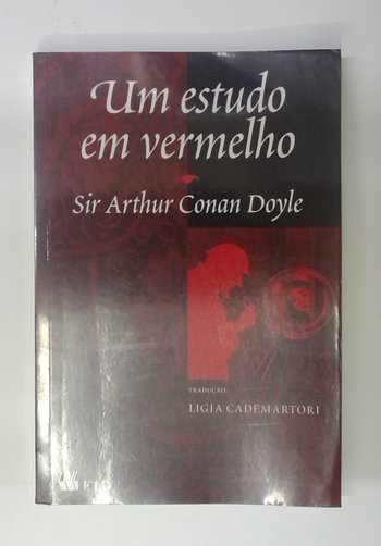 Capa do livro Um Estudo em Vermelho