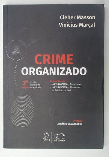 Capa do livro Crime Organizado