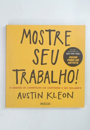 Capa do livro Mostre Seu Trabalho!