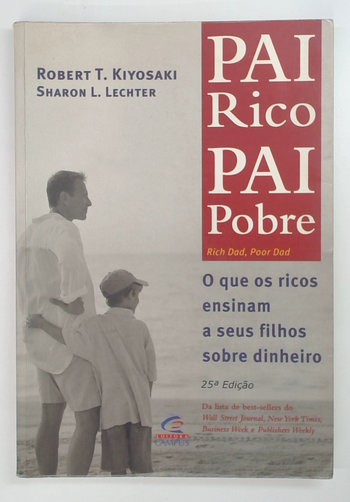 Capa do livro Pai Rico Pai Pobre