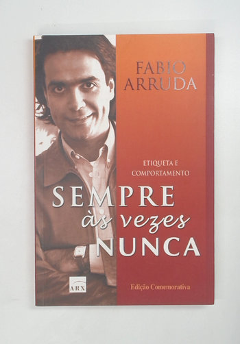 Capa do livro Sempre ás Vezes Nunca