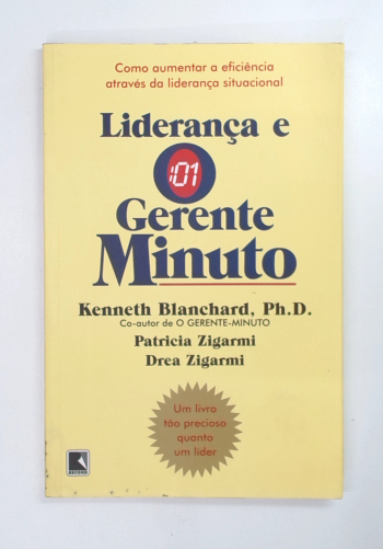 Capa do livro Liderança e o Gerente-minuto