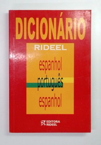 Capa do livro Dicionario Rideel Espanhol-português