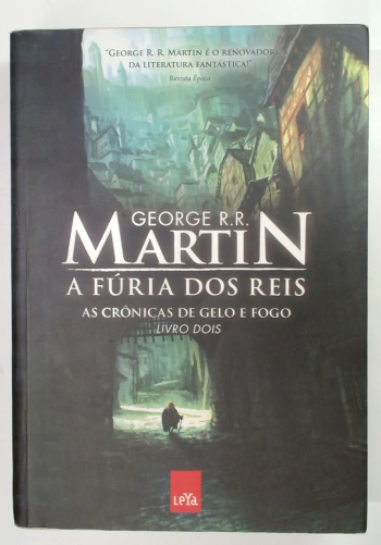 Capa do livro A Fúria dos Reis - as Crônicas de Gelo e Fogo - Iivro Dois