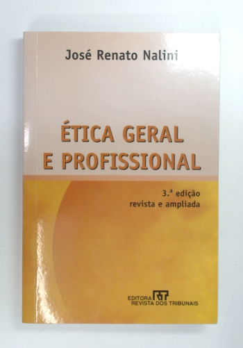 Capa do livro Ética Geral e Profissional