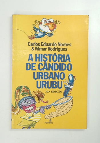 Capa do livro A História de Cândido Urbano Urubu