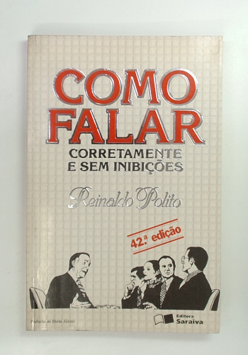 Capa do livro Como Falar Corretamente e Sem Inibições