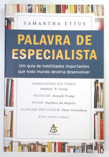 Capa do livro Palavra de Especialista