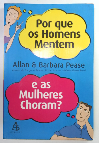 Capa do livro Por que os Homens Mentem e as Mulheres Choram?