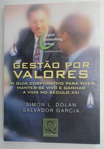 Capa do livro Gestão por Valores