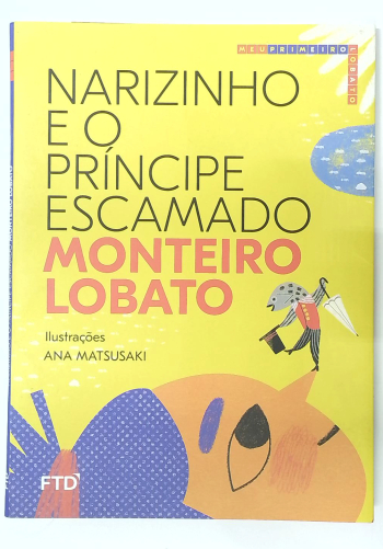 Capa do livro Narizinho e o Príncipe Escamado
