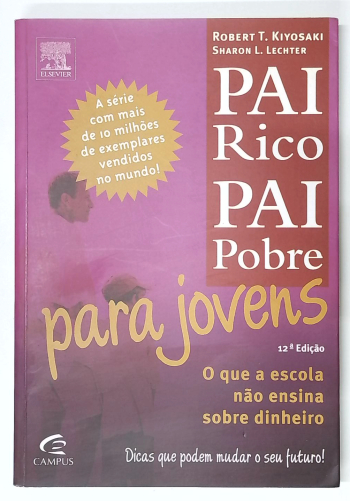 Capa do livro Pai Rico, Pai Pobre para Jovens