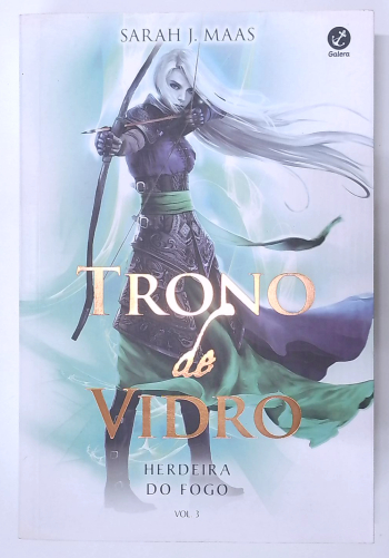 Capa do livro Trono de Vidro: Herdeira do Fogo