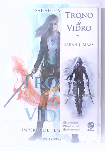 Capa do livro Trono de Vidro: Império de Tempestades