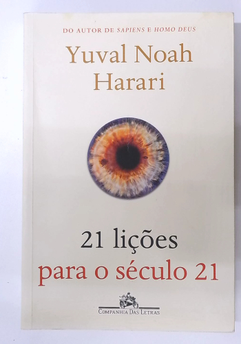 Capa do livro 21 Lições para o Século 21