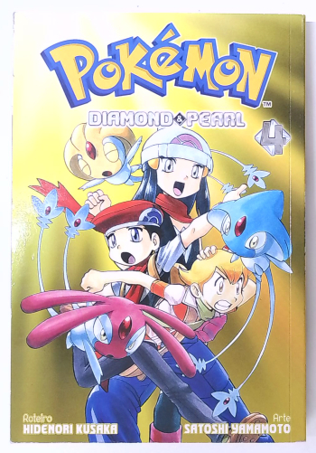 Capa do livro Pokémon Diamond & Pearl - Vol. 4